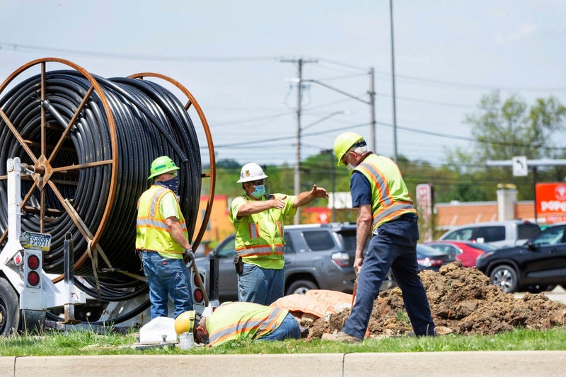 construction resumes on new hermitage roundabout local news sharonherald com construction resumes on new hermitage