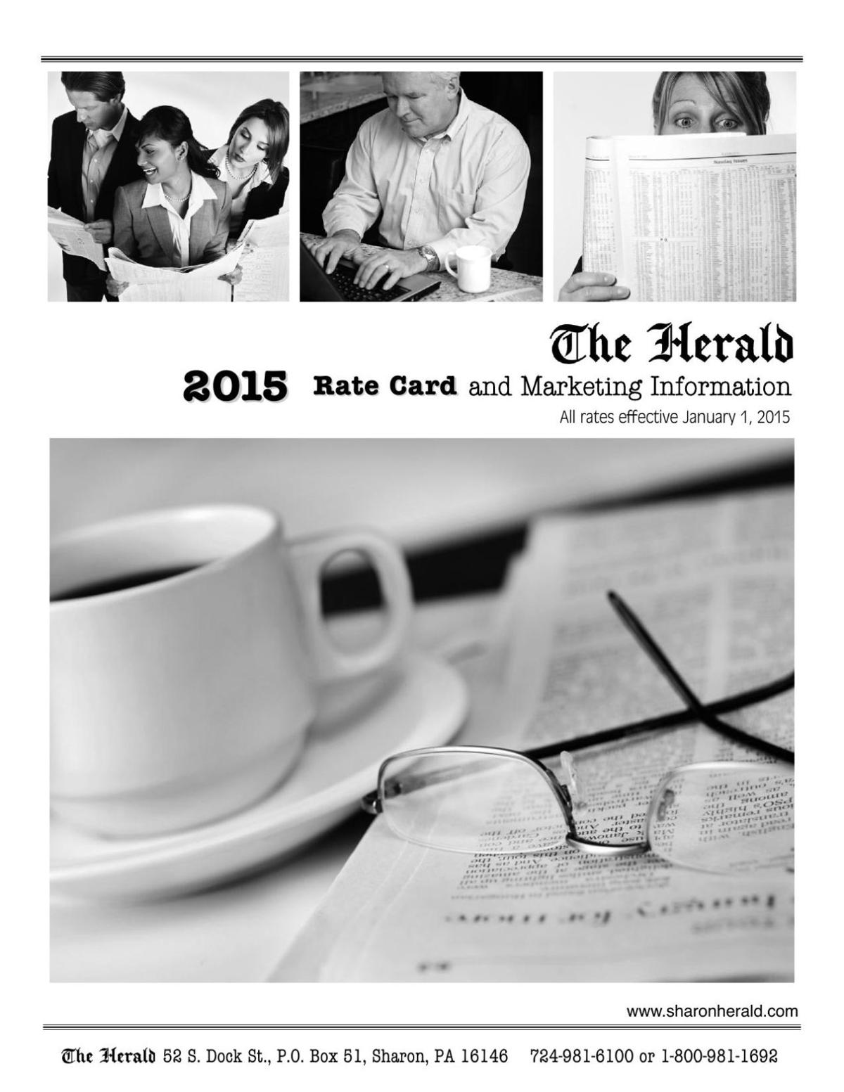 2015 Rate Card | | sharonherald.com