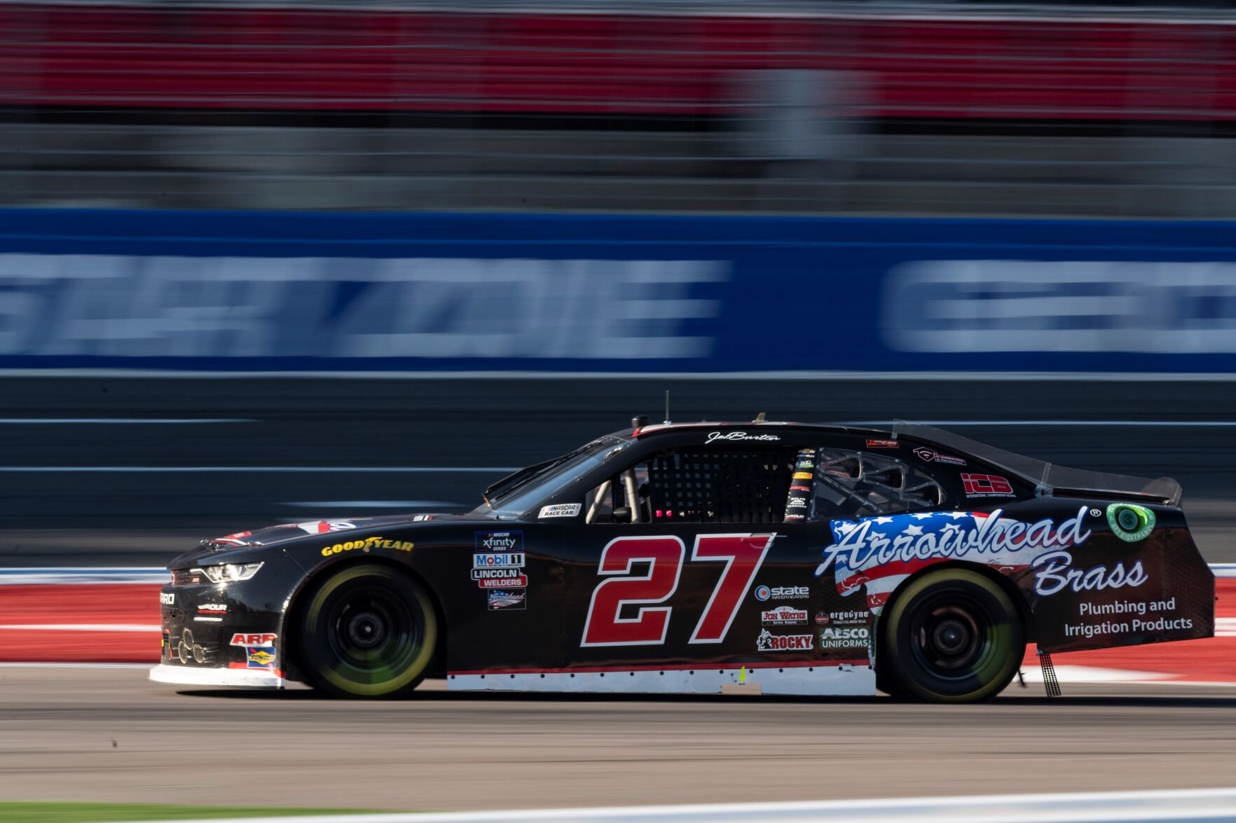 Jeb Burton wins Xfinity Series crash fest at Talladega Sports