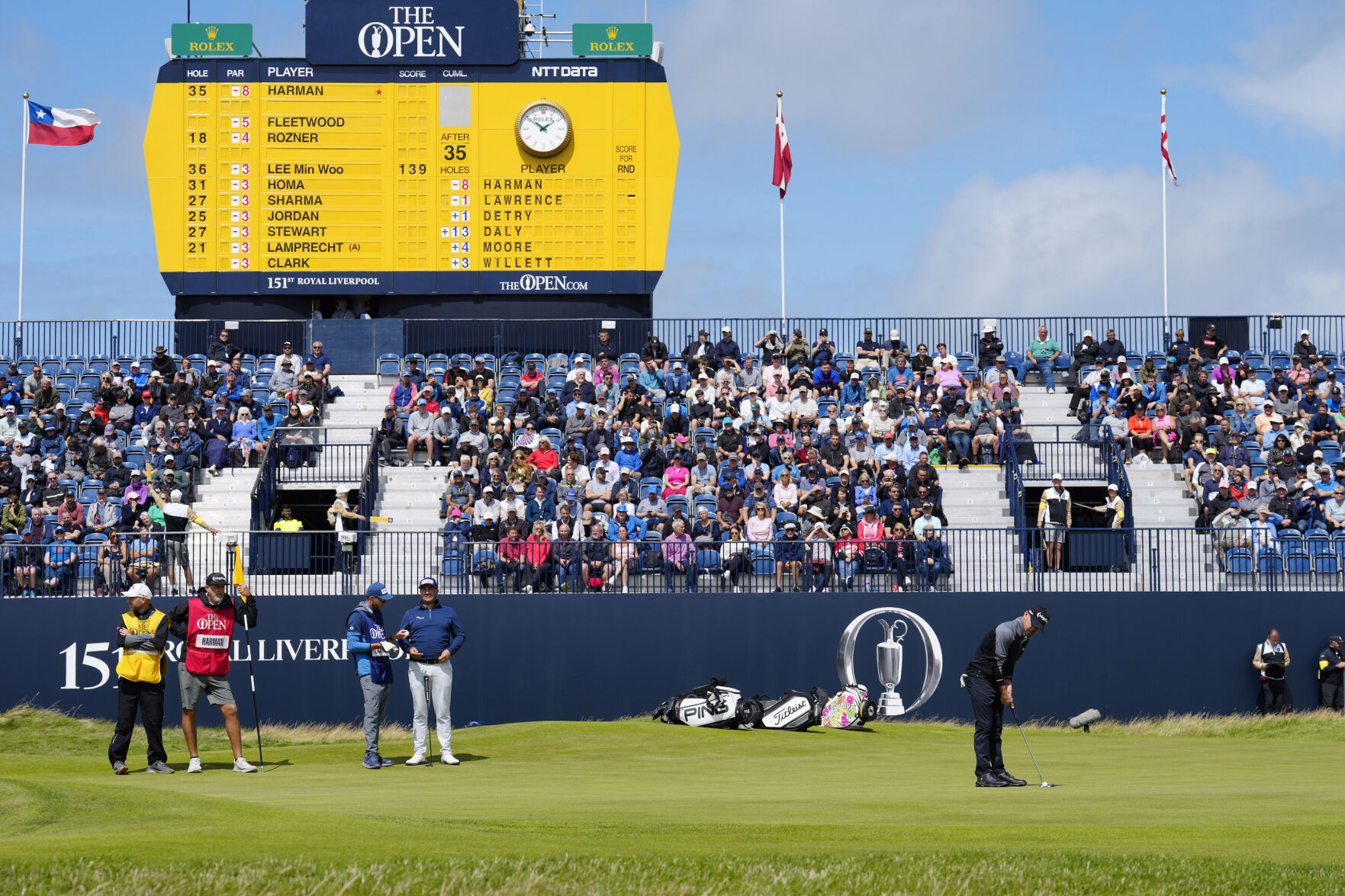 Harman matches British Open records at Hoylake and leads Fleetwood by 5 shots Sports sharonherald