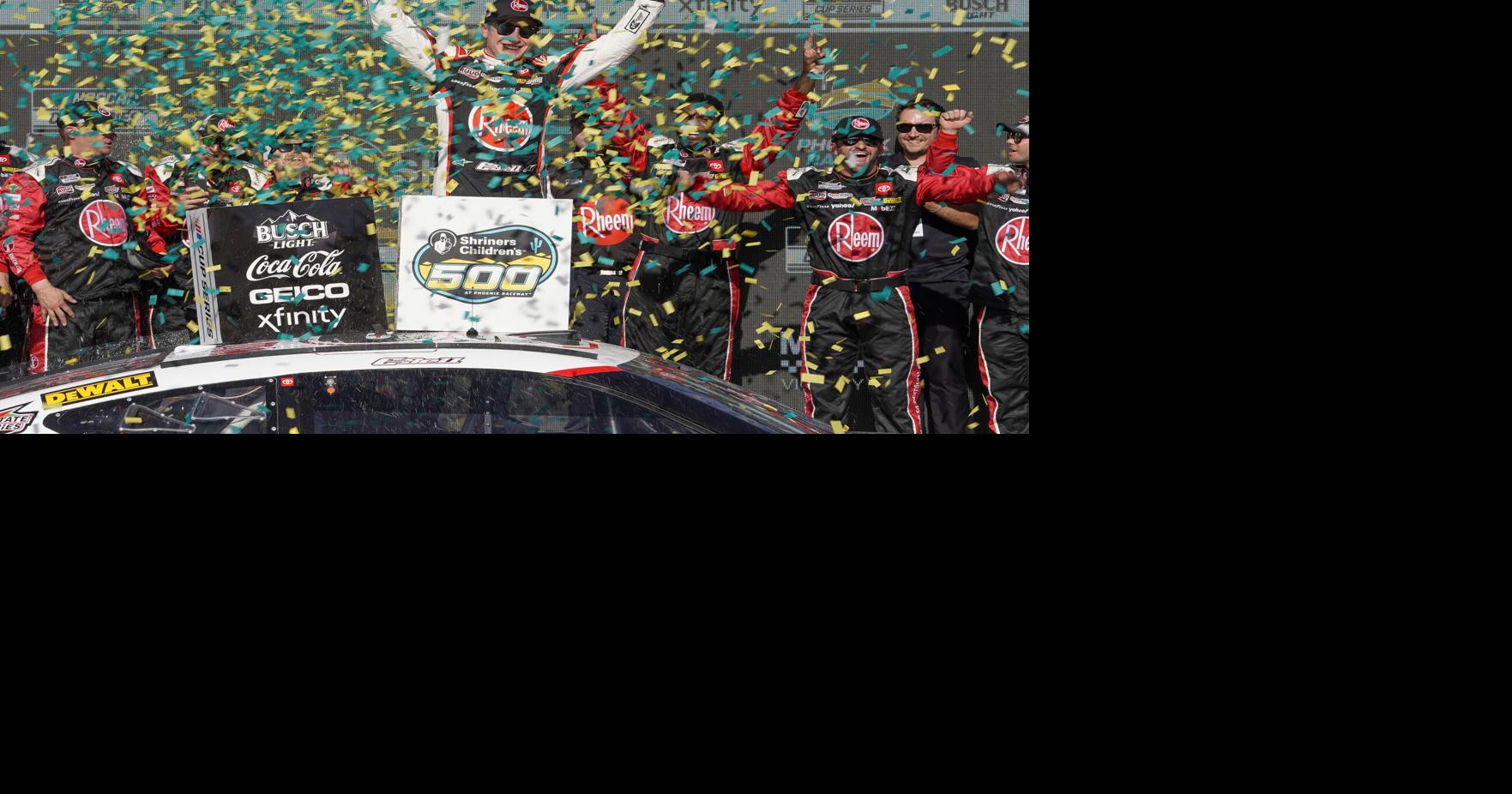 Bell pulls out emotional win in NASCAR Cup race at Phoenix Raceway ...