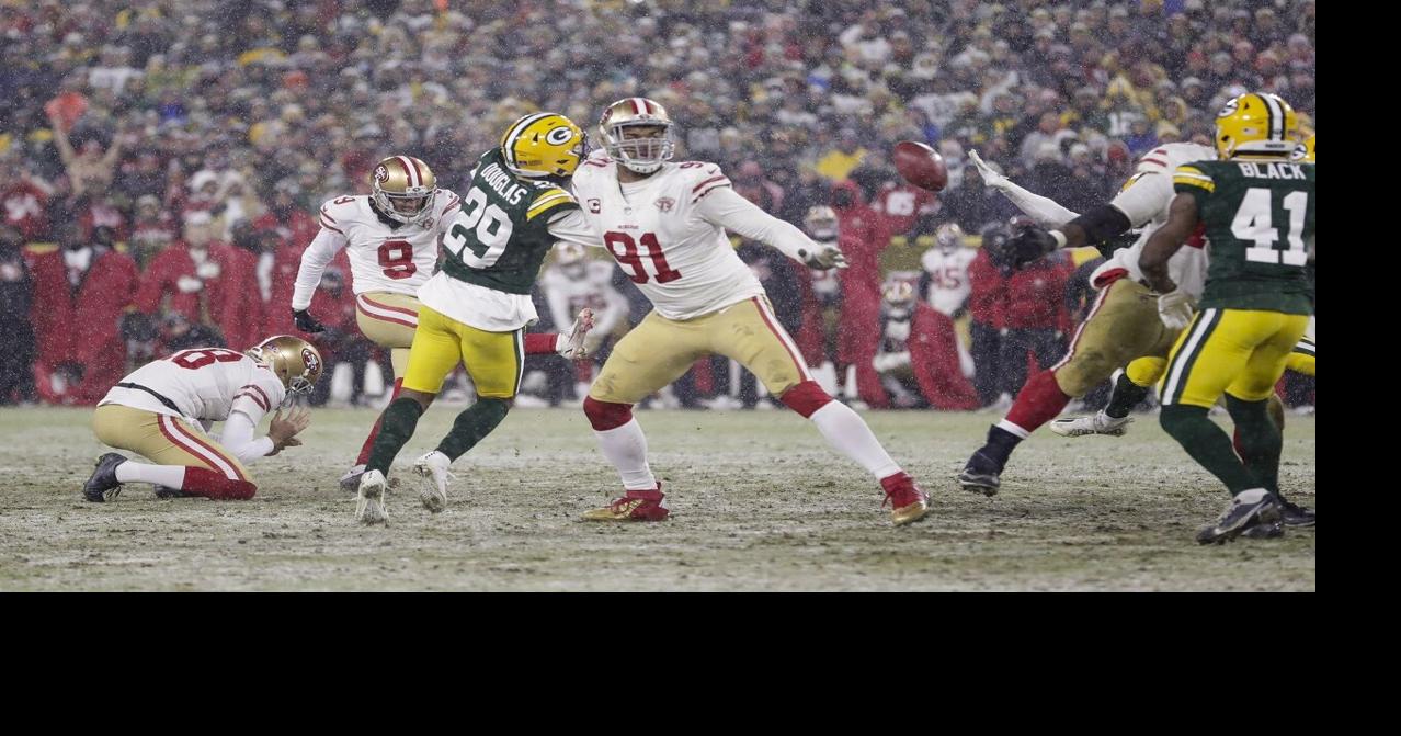 Gould's FG on final play gives 49ers 13-10 upset of Packers