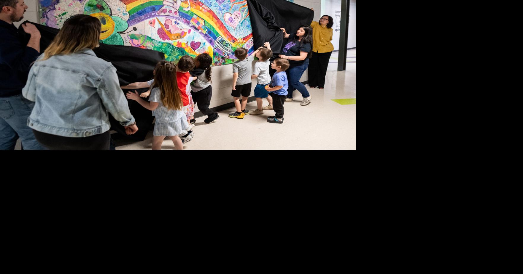 Multiple generations collaborate on new mural at HopeCAT | News ...