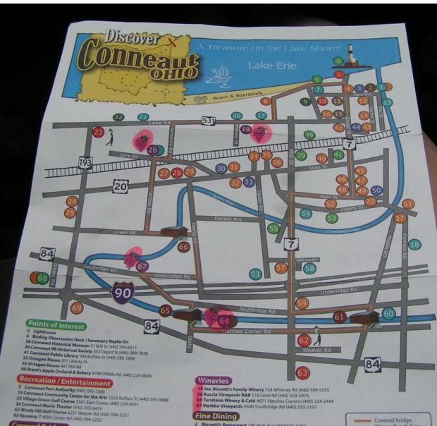 Regional Map of Conneaut, Ohio