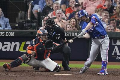 Jonah Heim and Nathan Eovaldi help Texas Rangers edge Houston