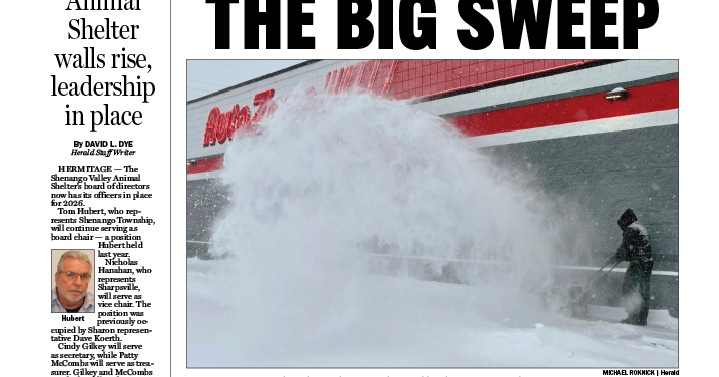 Weather forces change to Herald's production schedule