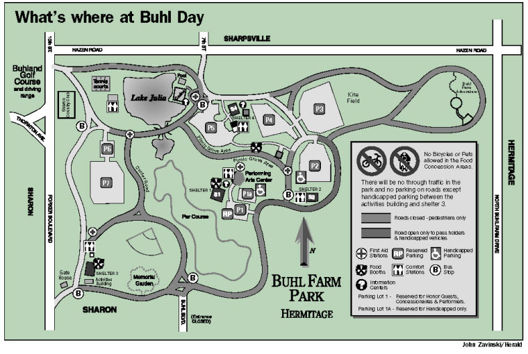 Schedule of Buhl Day events Community
