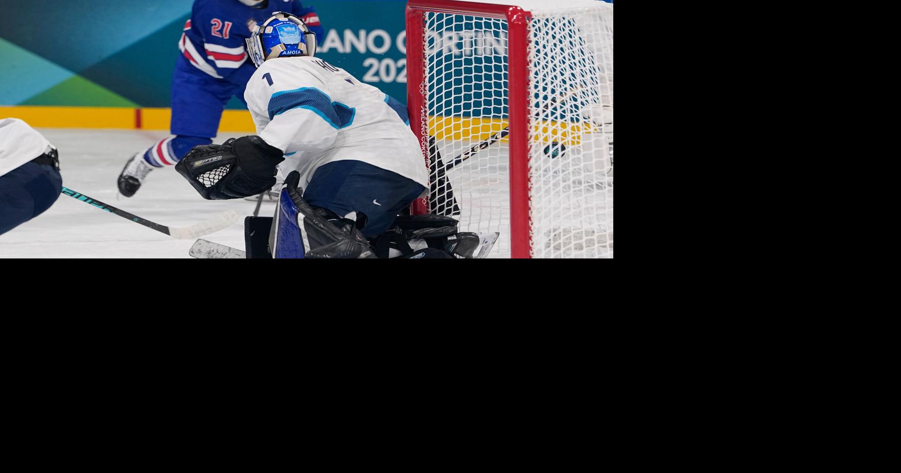 Knight ties U.S. Olympic goal record in 5-0 win over Finland team coming off stomach virus