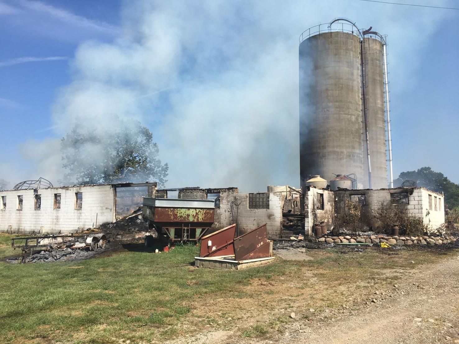 Fire destroys dairy barn in West Salem Township News