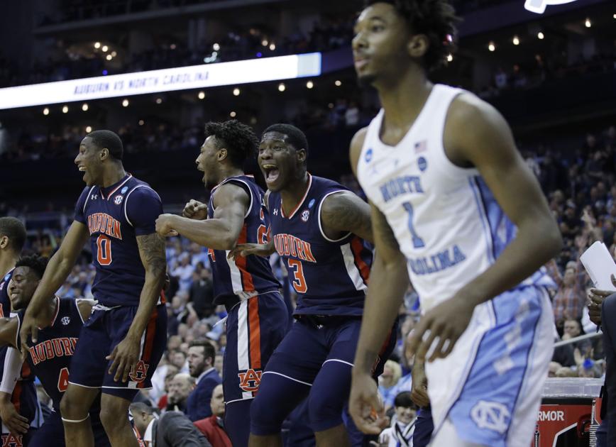 Auburn Stuns Unc Duke Survives Michigan State Advances Sports