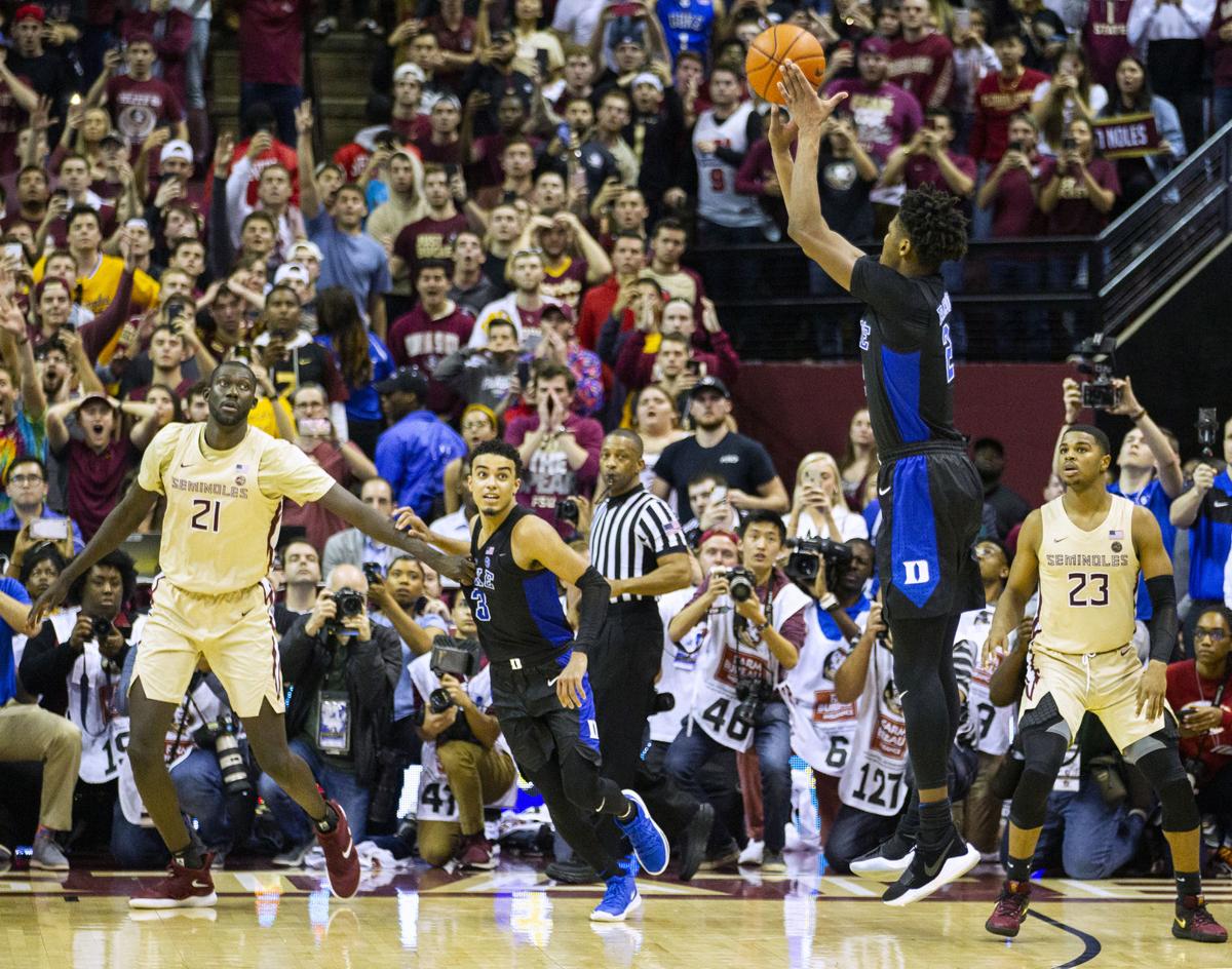 Top 25 Capsules Reddish Hits Trey To Lift No 1 Duke Past Florida