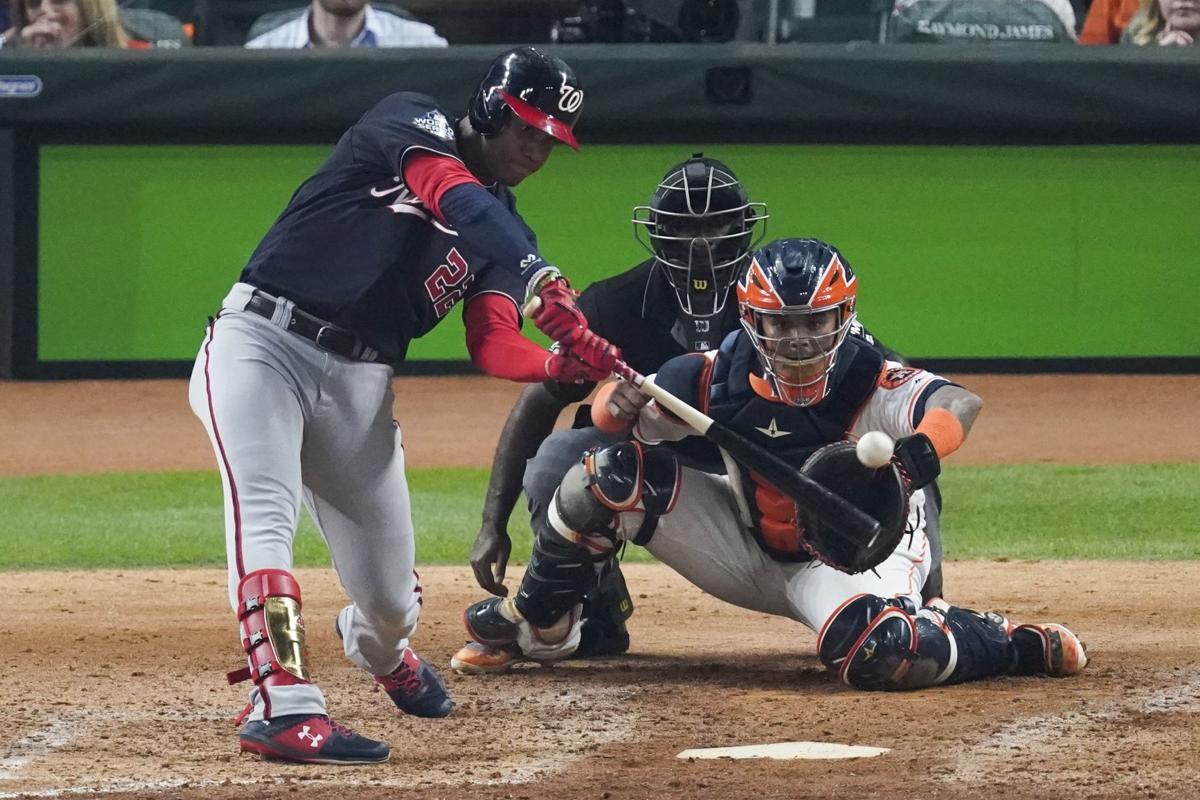 Juan Soto homers, drives in 3 in Nats' World Series Game 1 win