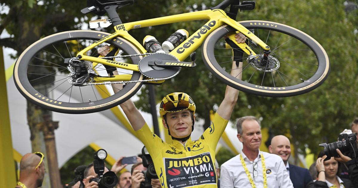 Le coureur danois Vingaard remporte le Tour de France pour la deuxième année consécutive |  Des sports