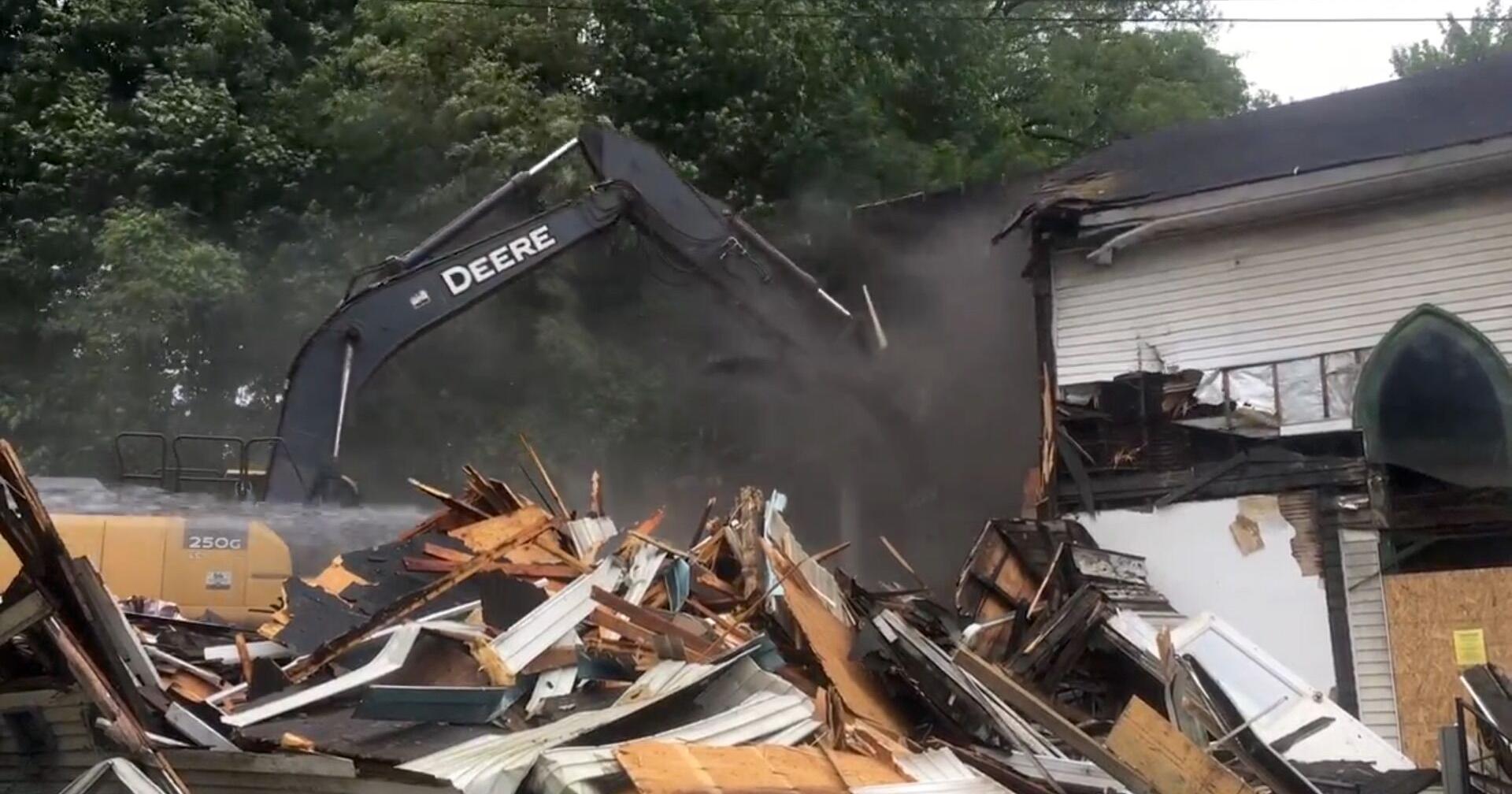 Demolished church property in Sharon to be green space for now - Vimarsana News