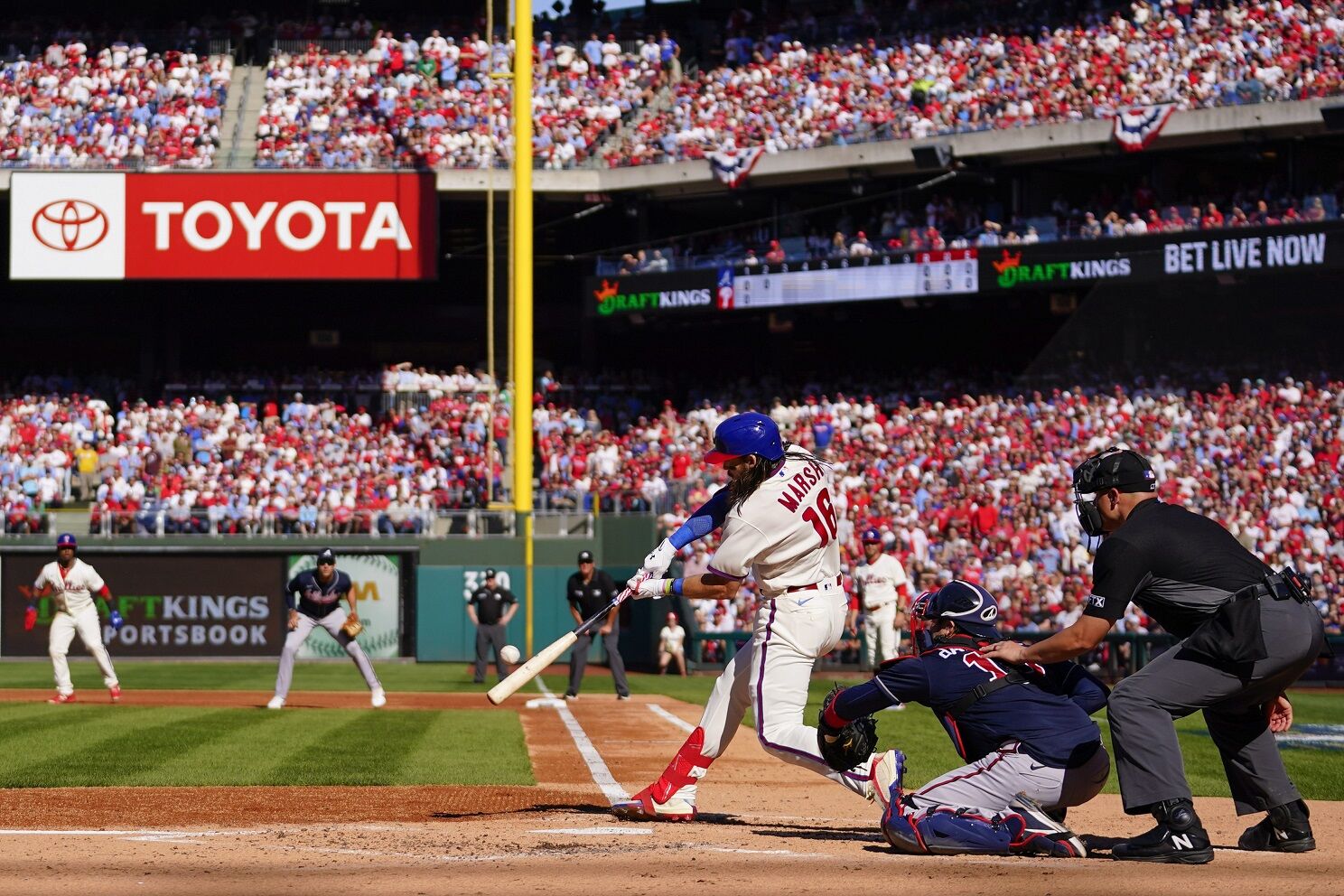 Marsh Madness! Phillies beat Braves, 8-3, in Game 4, into NLCS Sports sharonherald