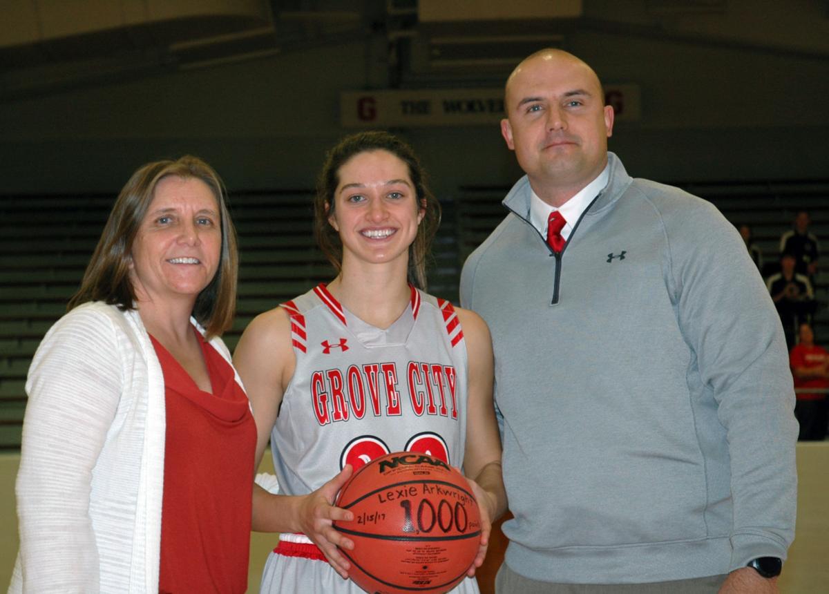 Arkwright Honored For Surpassing 1 000 Career Points Sports