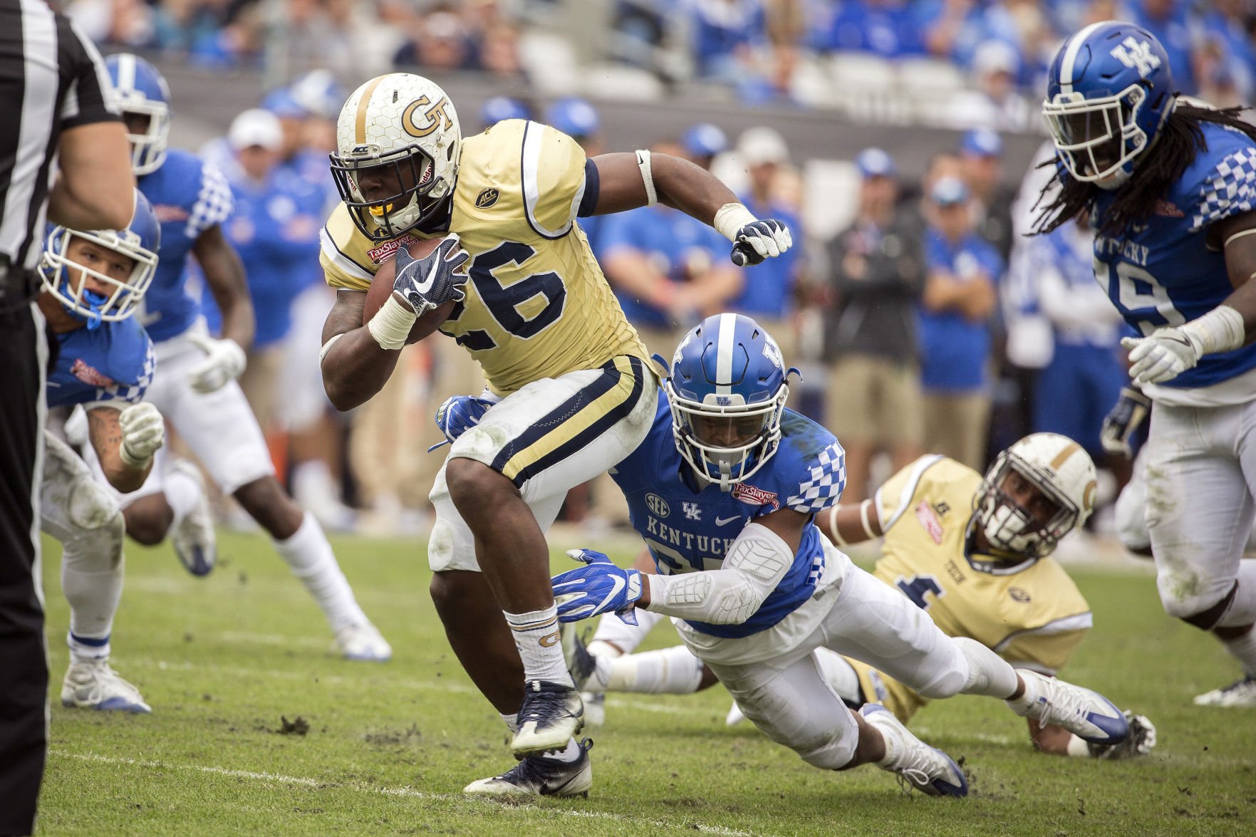 Georgia Tech dismisses running back Dedrick Mills
