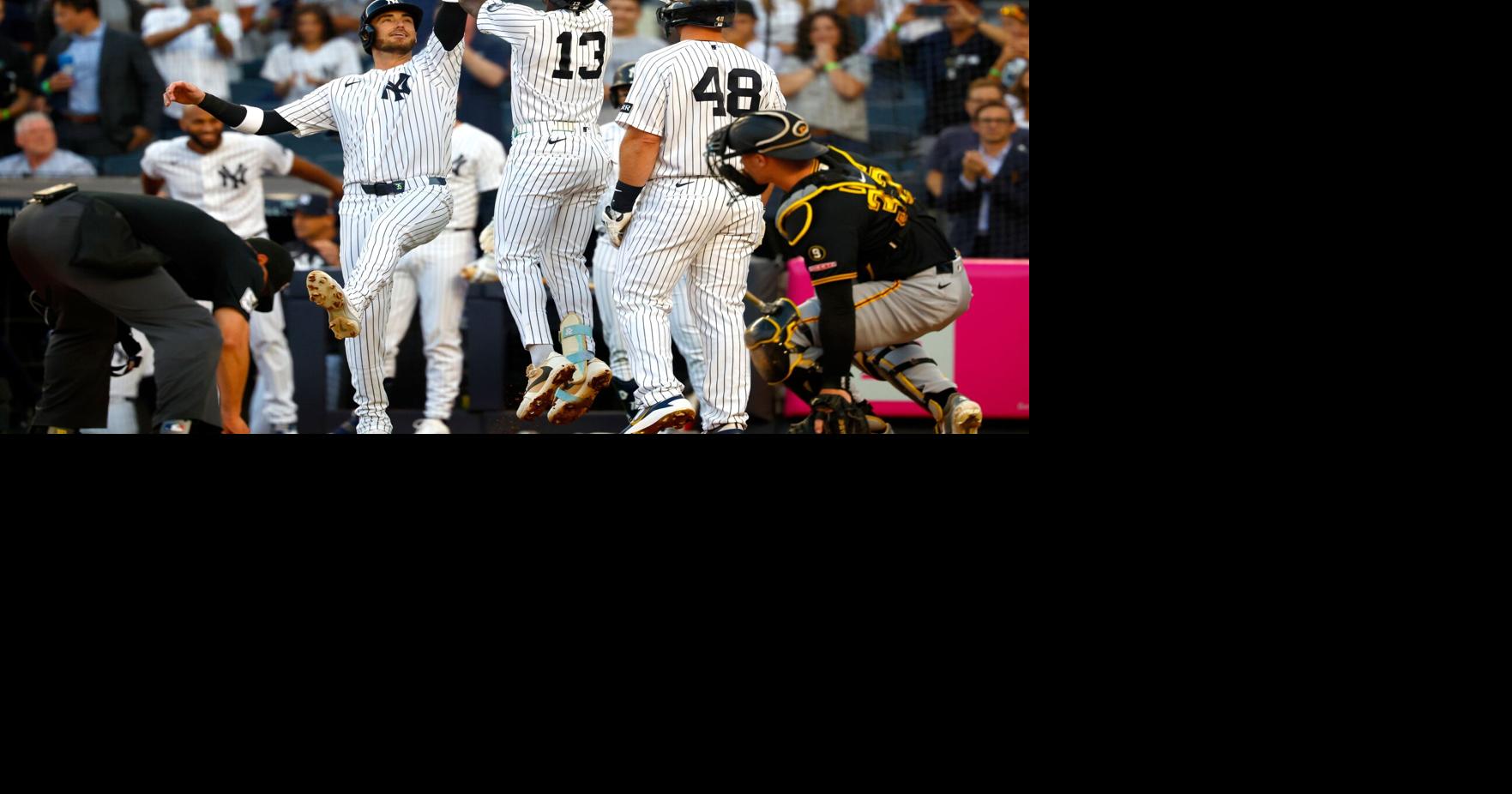 Yankees and Pirates rained out, day-night doubleheader on Wednesday