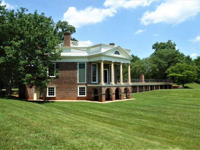 Poplar Forest's south portico