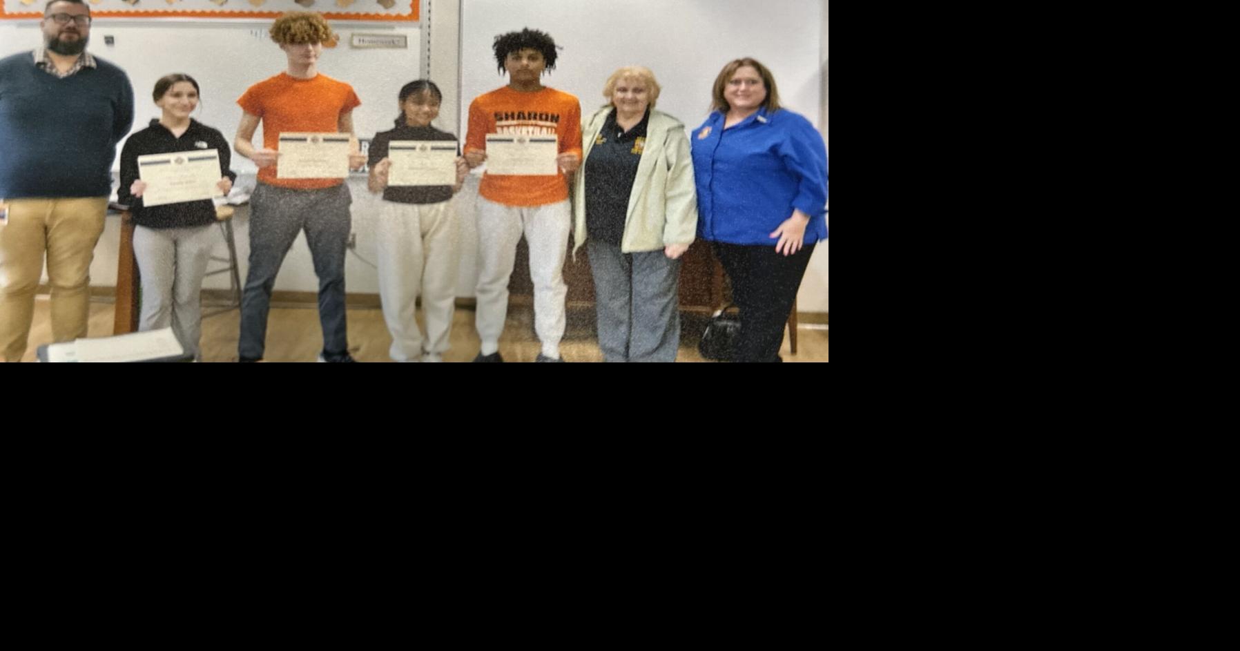 Sharon High students win VFW writing contest Community