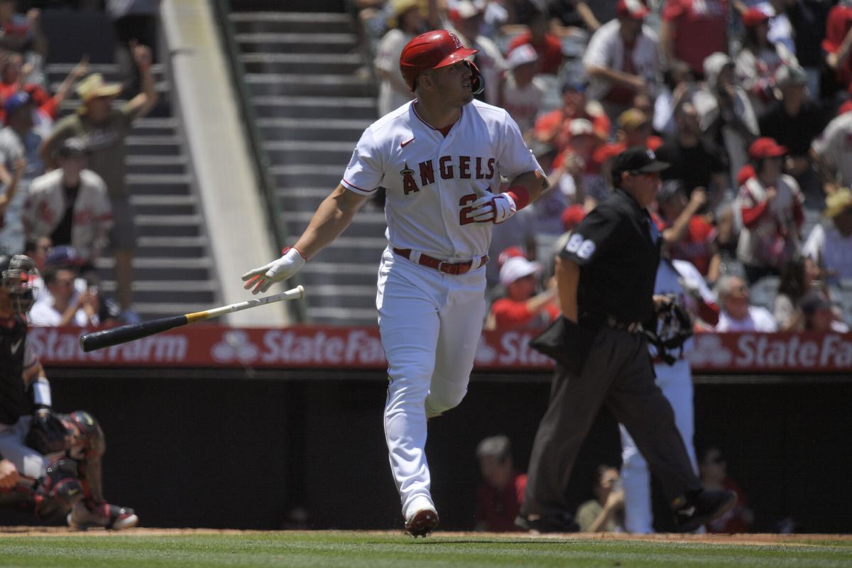 Mike Trout has a broken left wrist. It's not known if the Angels