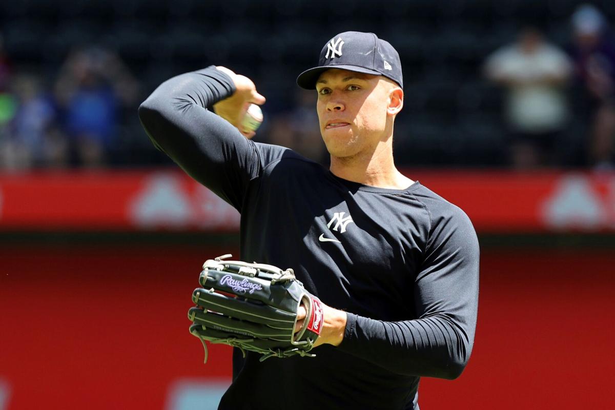 Aaron Judge says toe ligament is torn, not ready for baseball activities, Sports