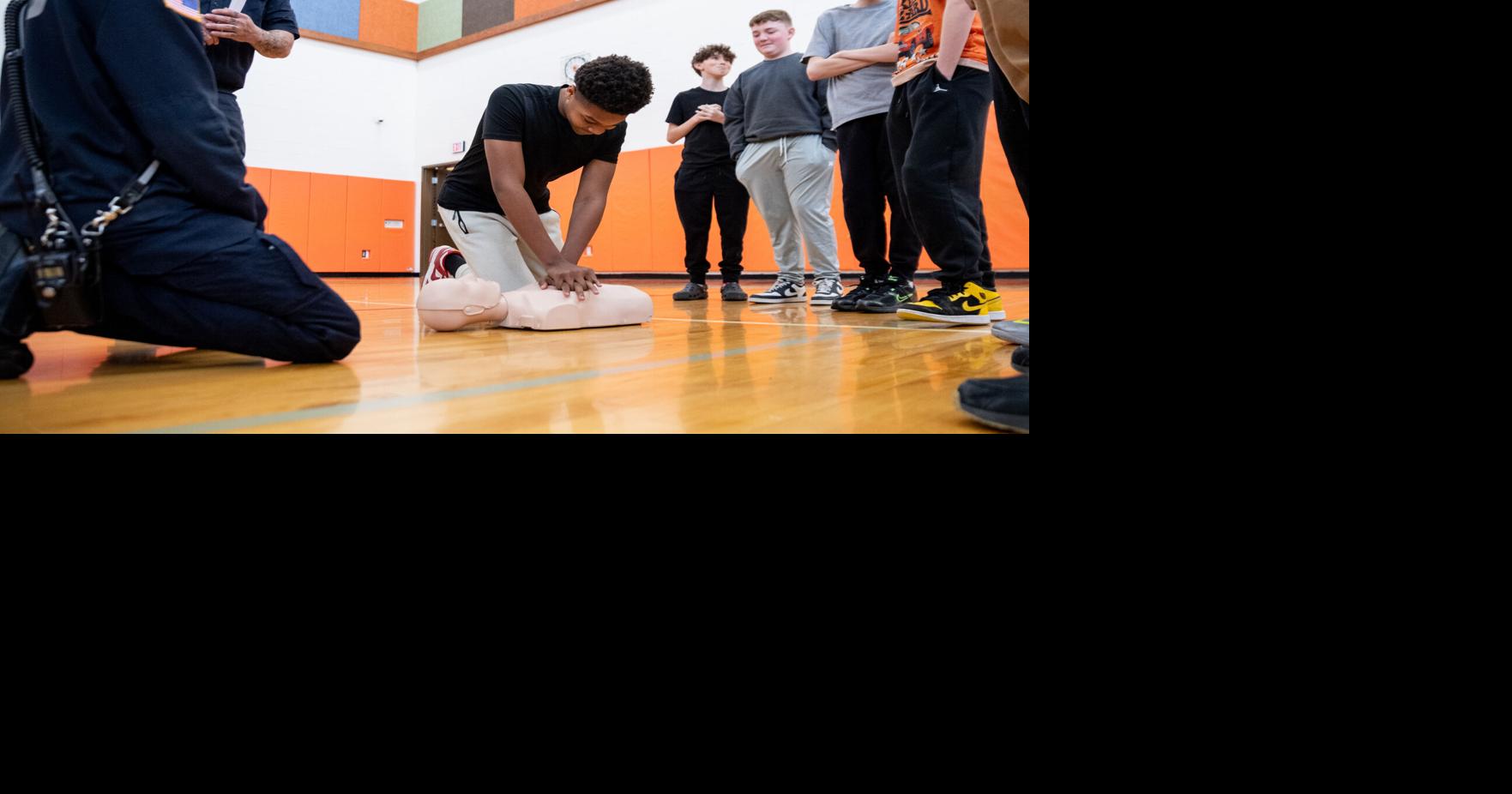 Students in Sharon elementary schools learn CPR from local professionals