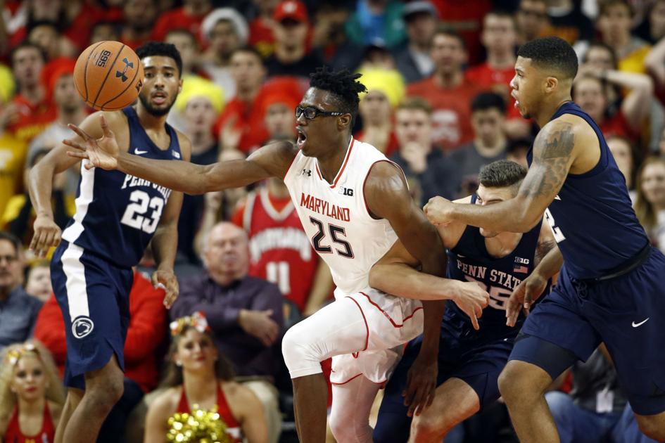 No 24 Maryland Squeezes Past Penn State 66 59 Sports