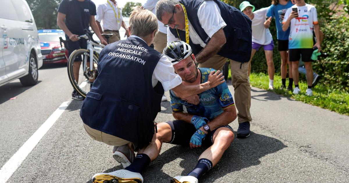 Pedersen remporte le sprint de masse du Tour de France après le crash de Cavendish |  Des sports