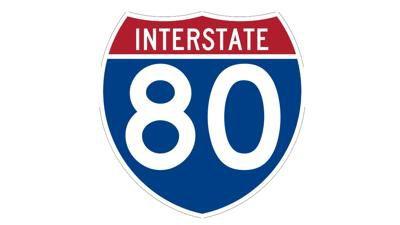 I-80 sign