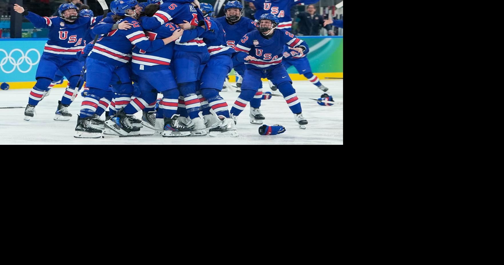 U.S. wins 3rd Olympic gold in women's hockey, beating Canada, 2-1, on Keller's OT goal
