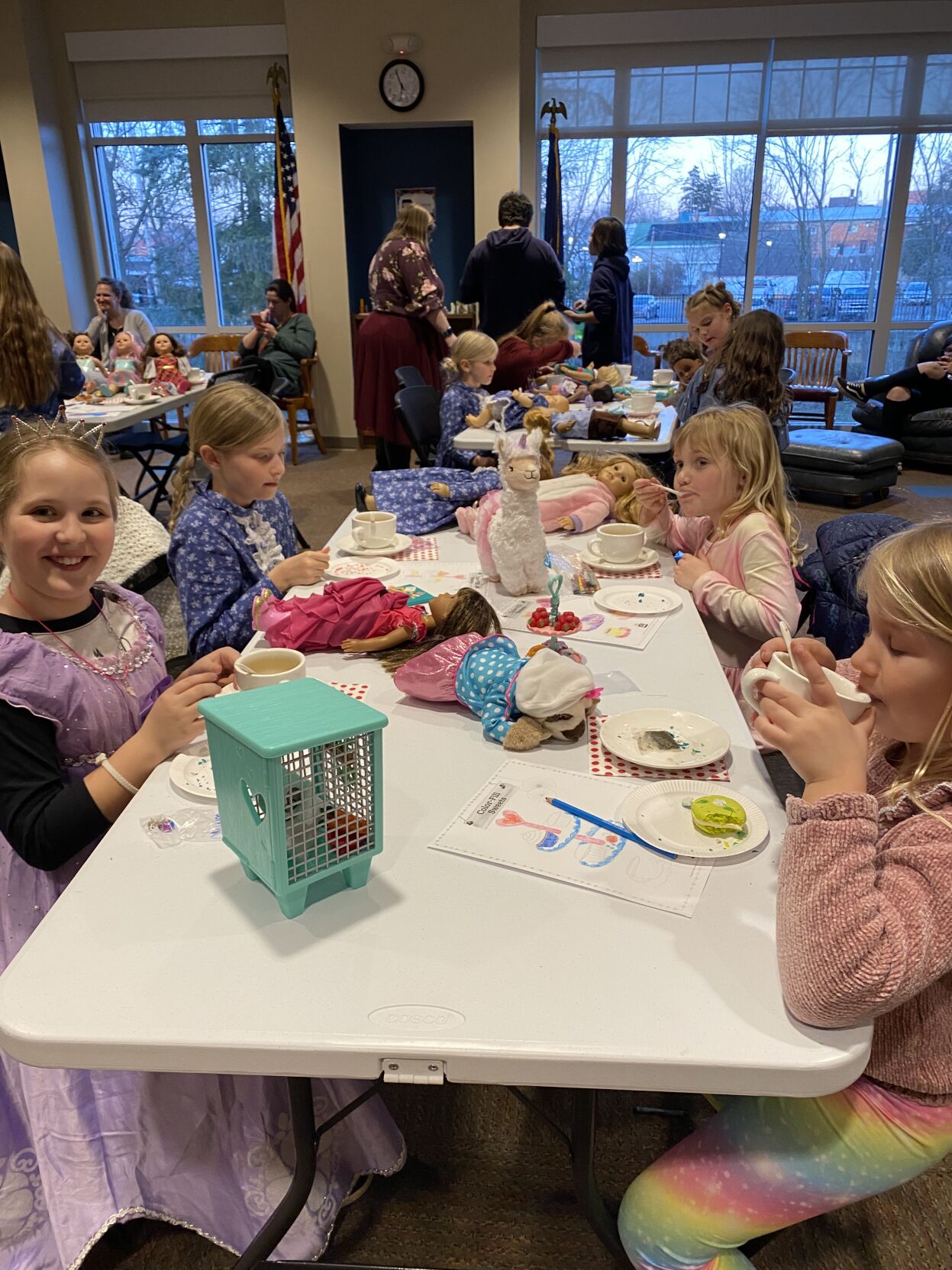 Coy Library hosts American Girl Tea | | shipnc.com