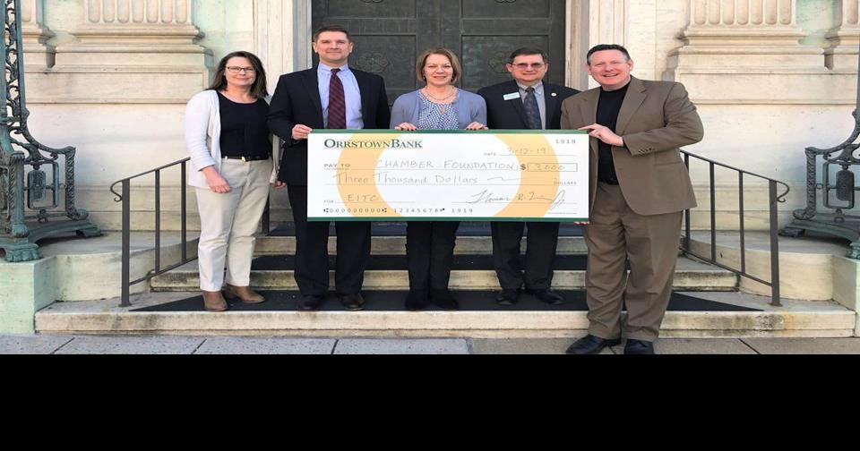 Orrstown Bank supports Chamber Foundation Community News