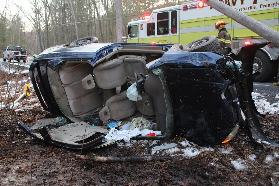 Driver Trapped In Car After Greene Township Crash Local News Shipnc Com