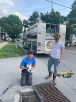 Firefighters rescue cat in Orrstown