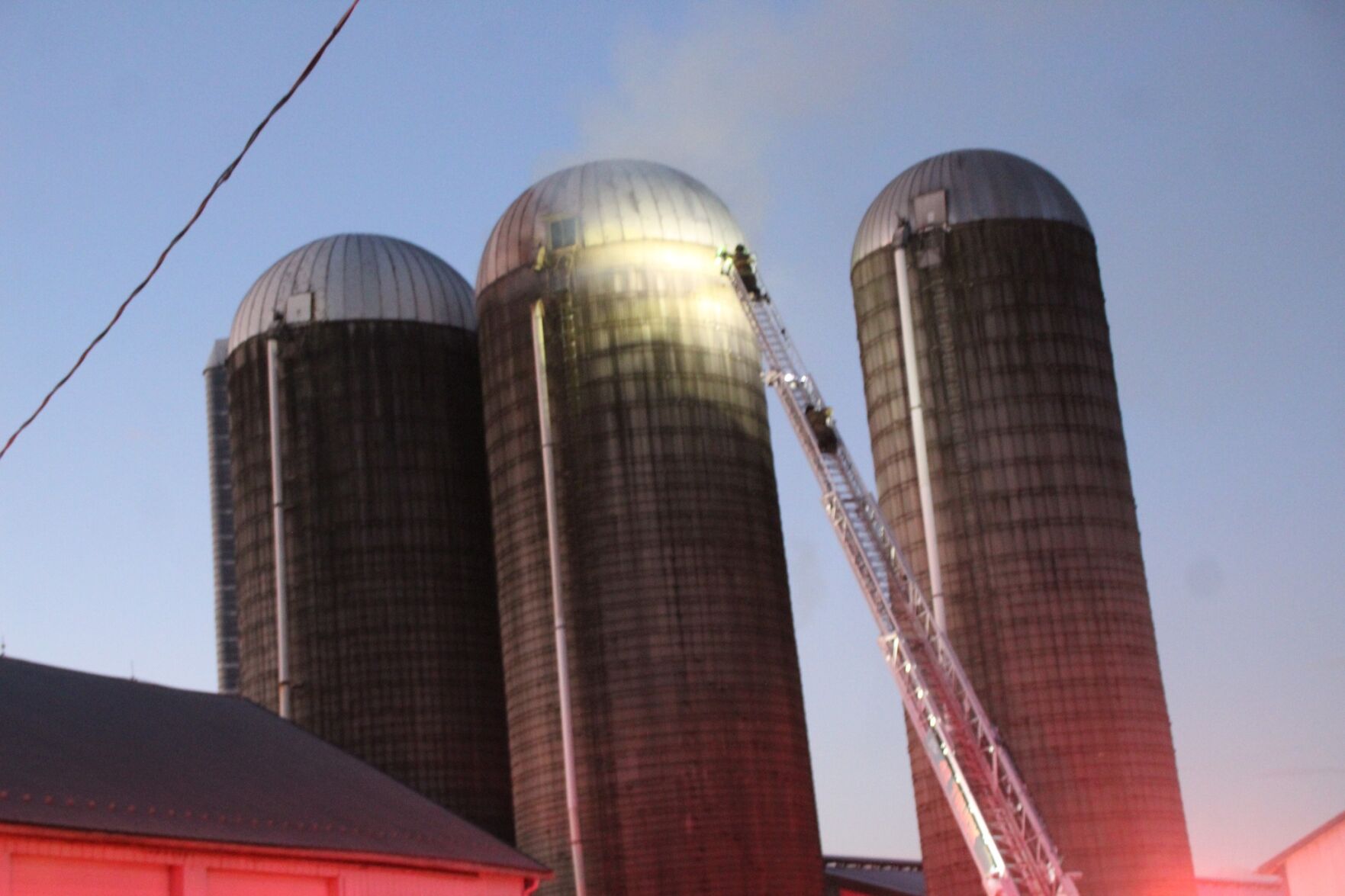 Decades old silo catches fire in Greene Township | Community | shipnc.com