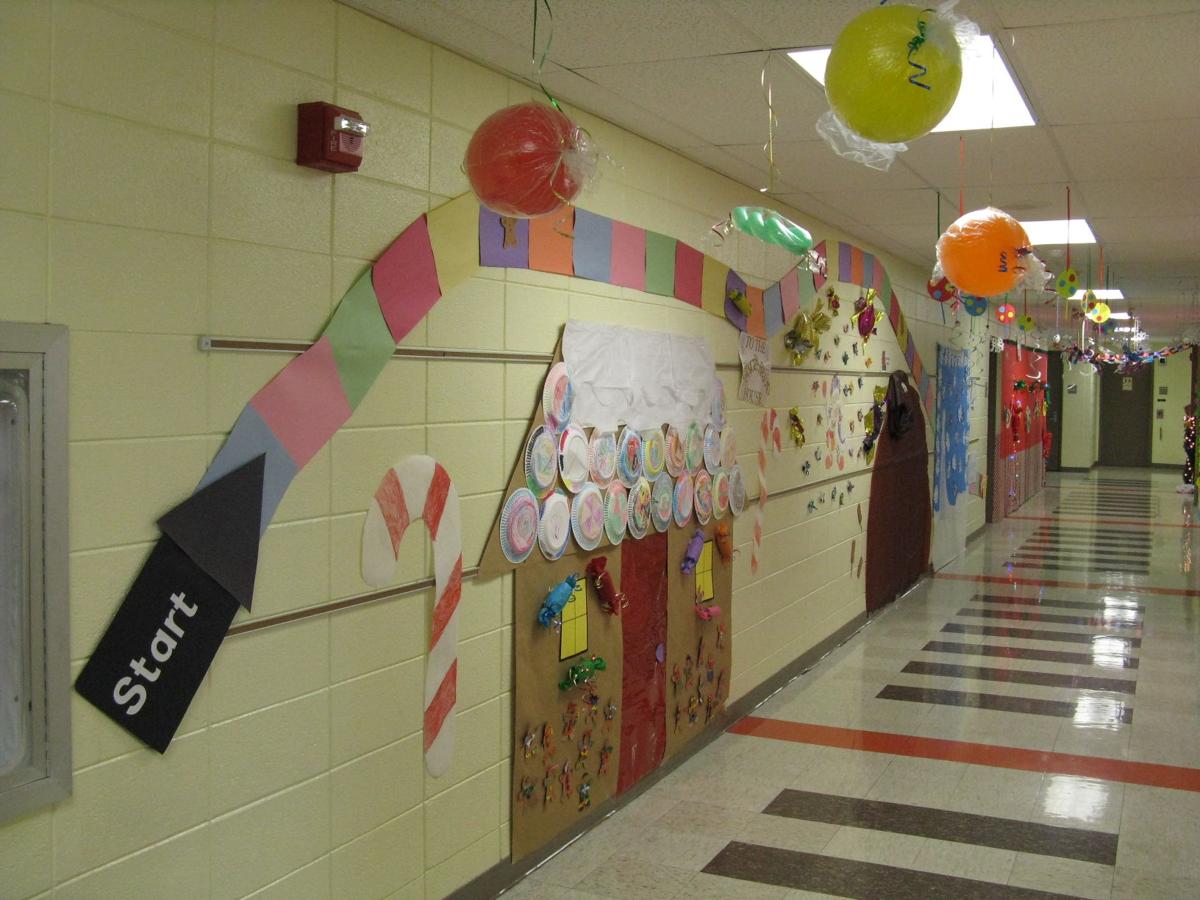 Mount Rock Elementary School recently held a Christmas decorating contest The winning area pictured here was second grade with their Candy Lane theme