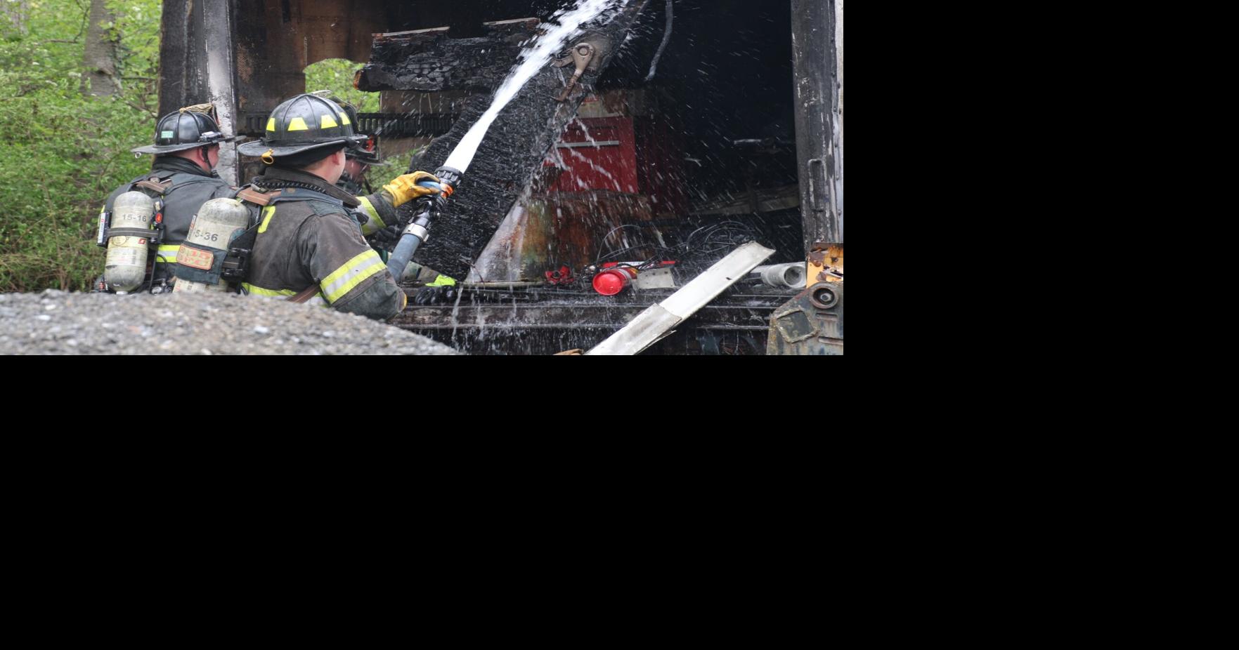 Trailer catches fire in Shippensburg Police
