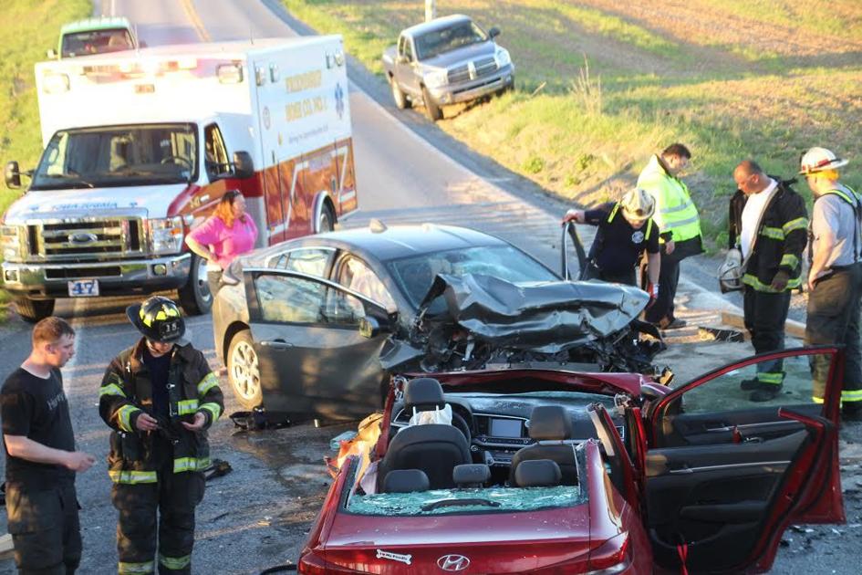 Two seriously injured in headon collision Local News