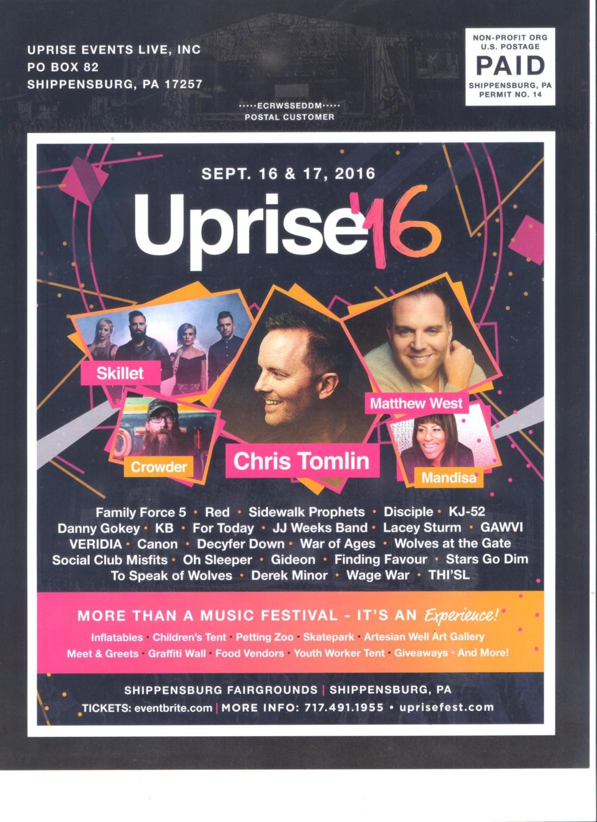 Uprise Fest to lift the spirits of thousands Local News