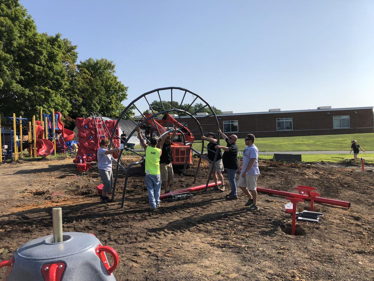 Coming together Group effort brings James Burd playground project to