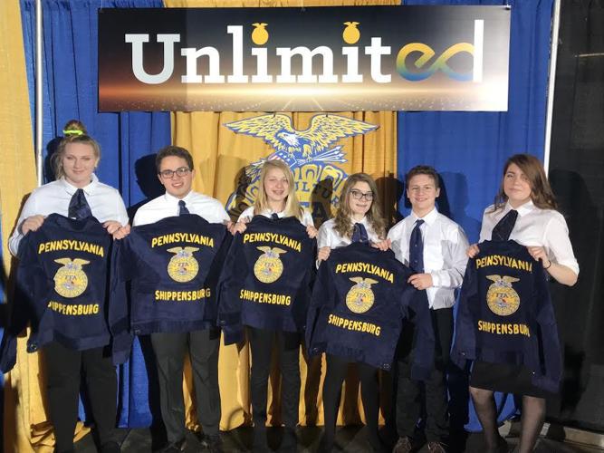 Shippensburg FFA members celebrate milestones at Pennsylvania Farm 
