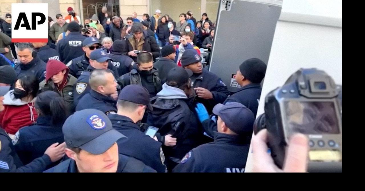 Multiple people arrested at anti-ICE protest in New York, local media reports
