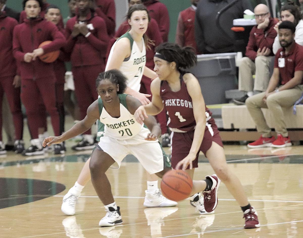 Reeths Puffer Girls Come Up Short Against Muskegon Basketball