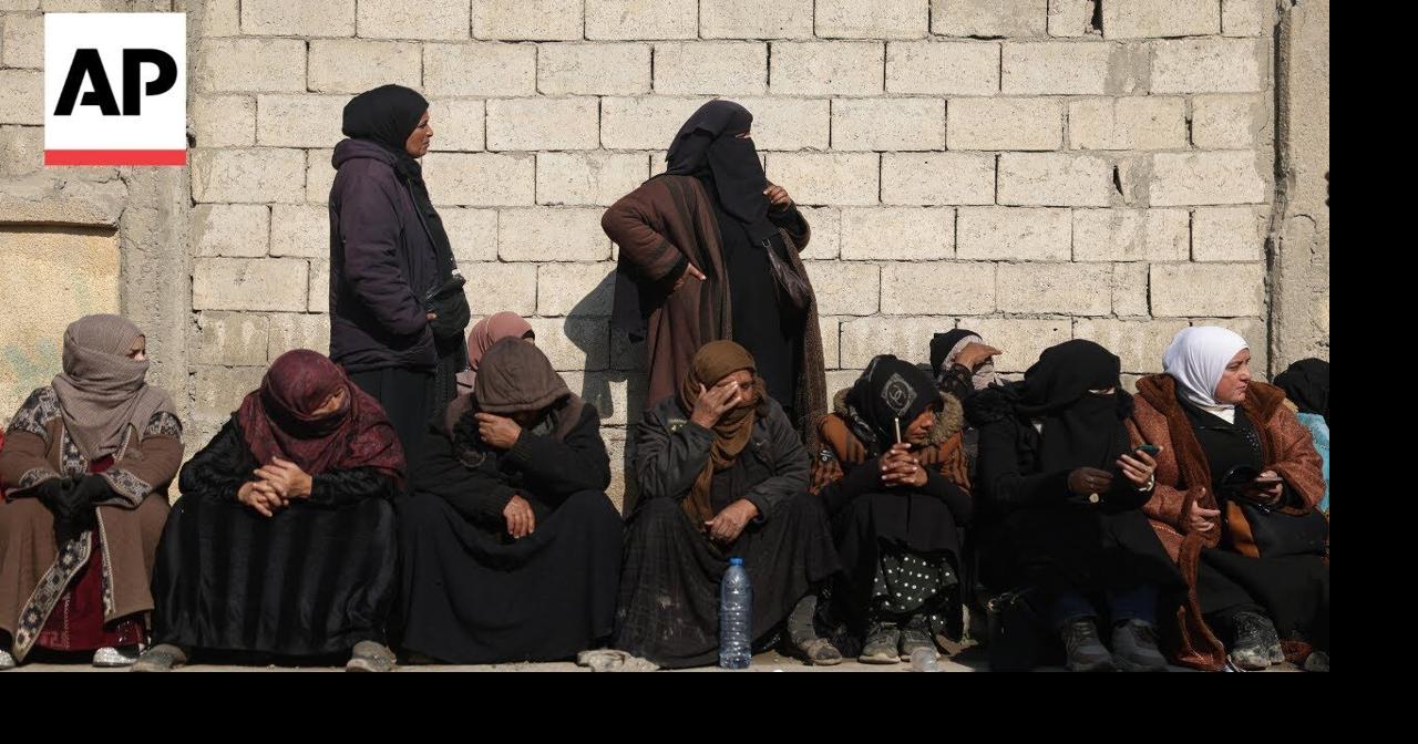 Families of detained Syrians gather in Raqqa, hoping for their release