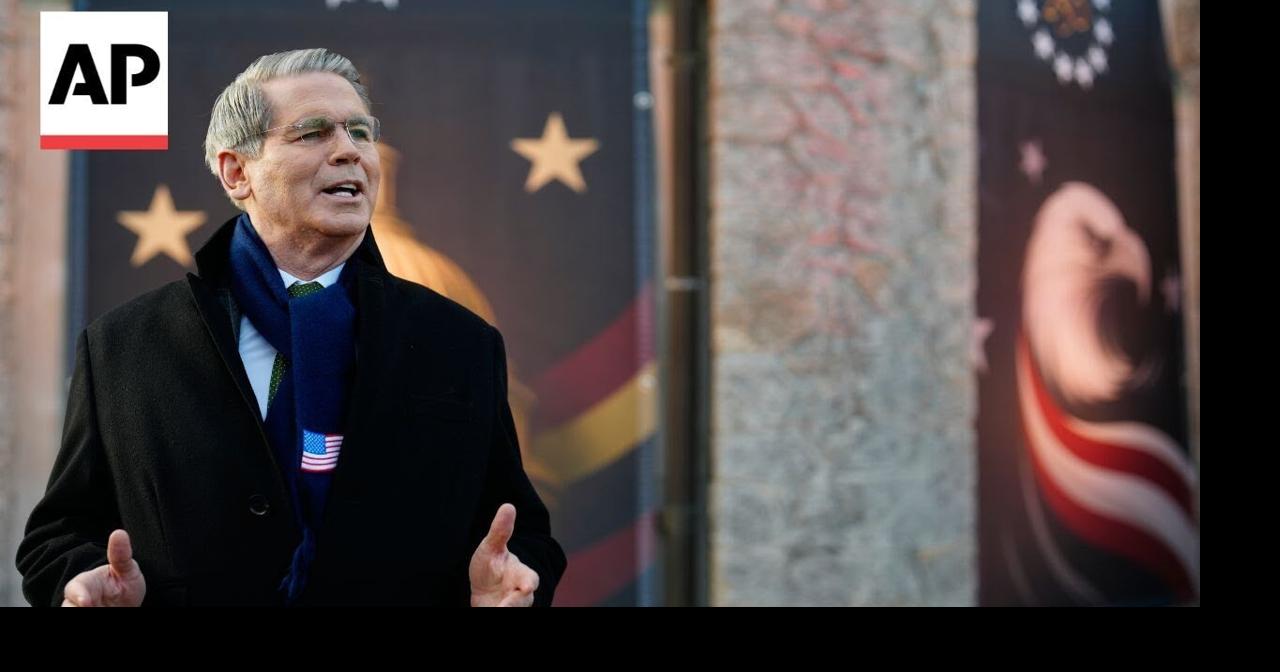 Scott Bessent dismisses questions about Trump's letter to Norway