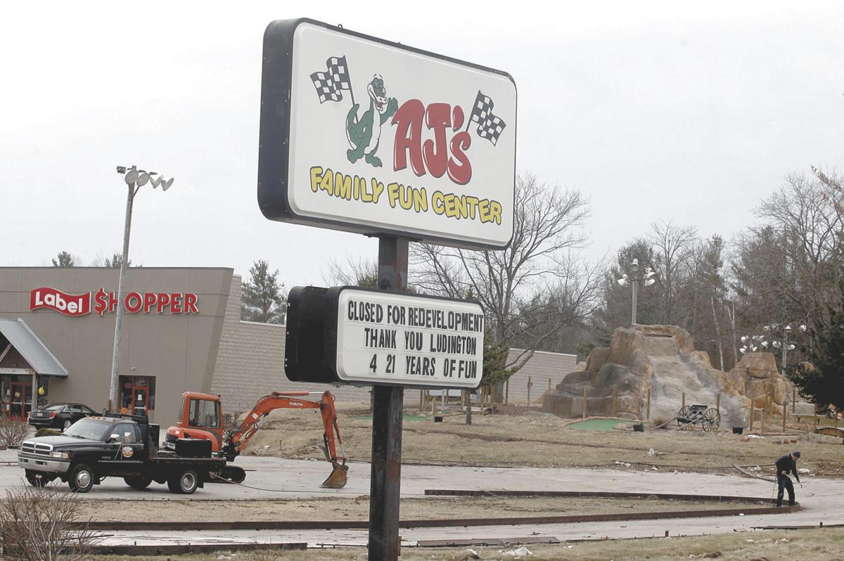 End of an era, AJ's undergoing demolition | Ludington Daily ...