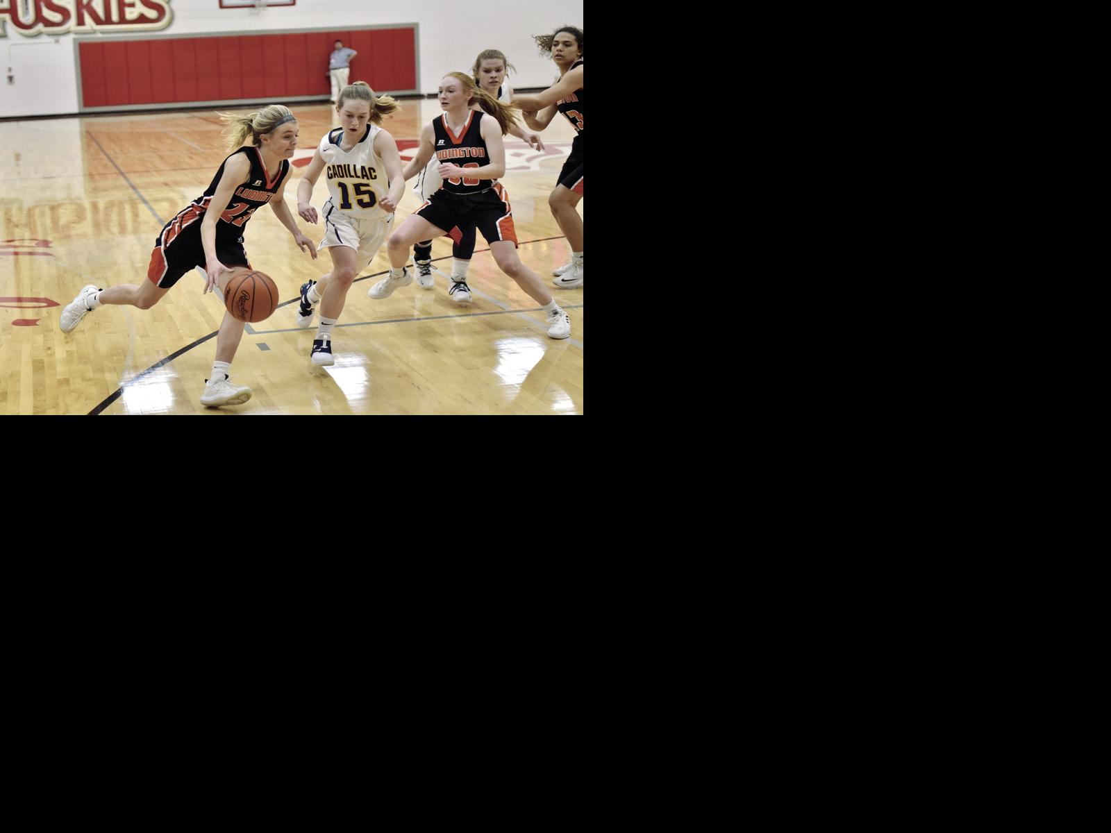 Ludington Girls Drop District Game To Cadillac Basketball Shorelinemedia Net