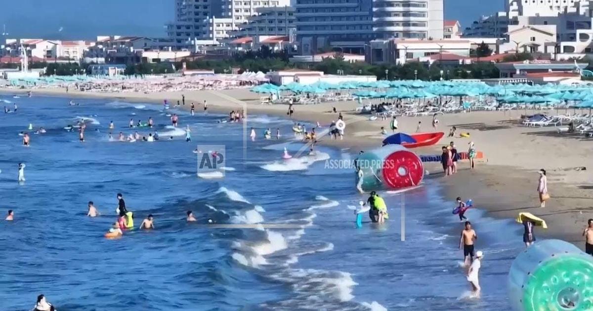 New beach resort opens in North Korea for local tourists