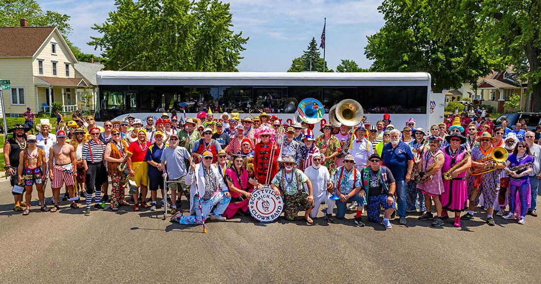 Scottville Clown Band Raises Money for Bus